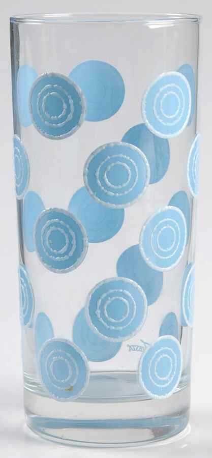 Fiesta Periwinkle Blue (Intro 1989) 16 Oz Glassware Tumbler by Homer Laughlin -1