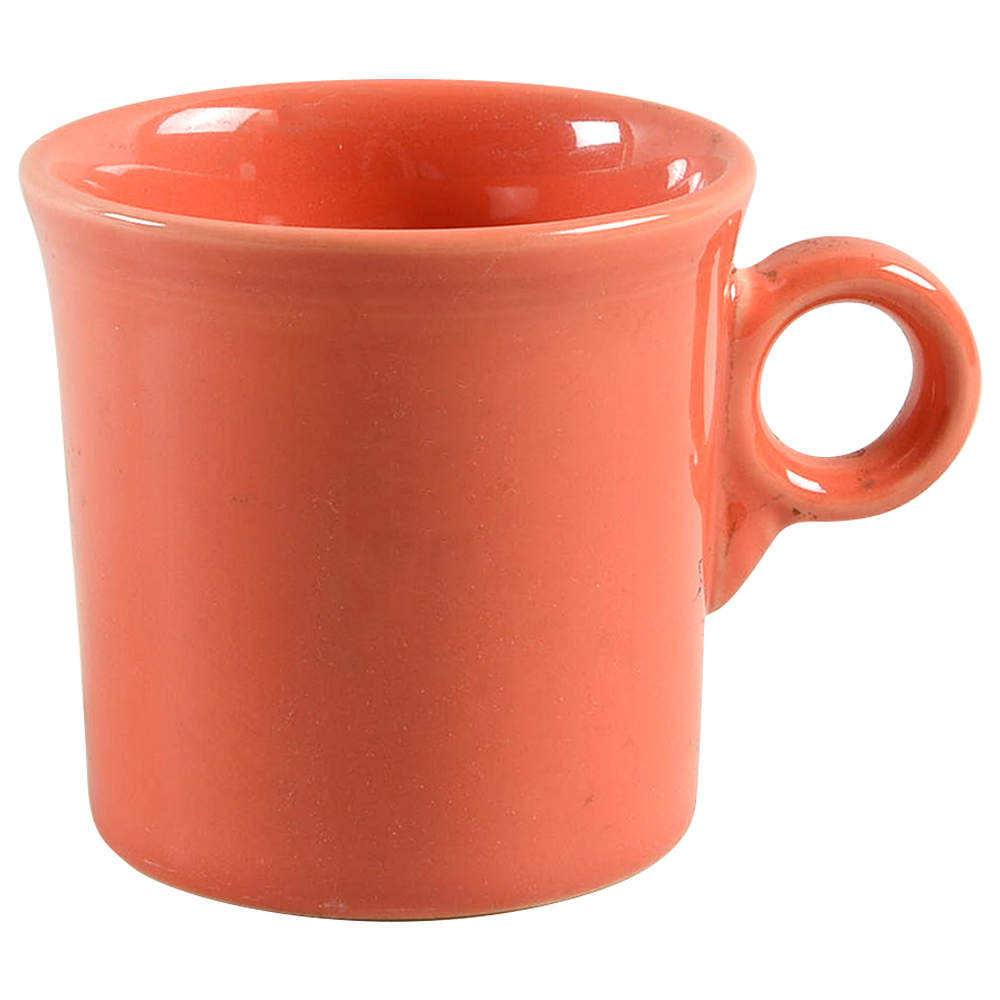 Fiesta Persimmon (Intro 1989) Mug by Homer Laughlin -1