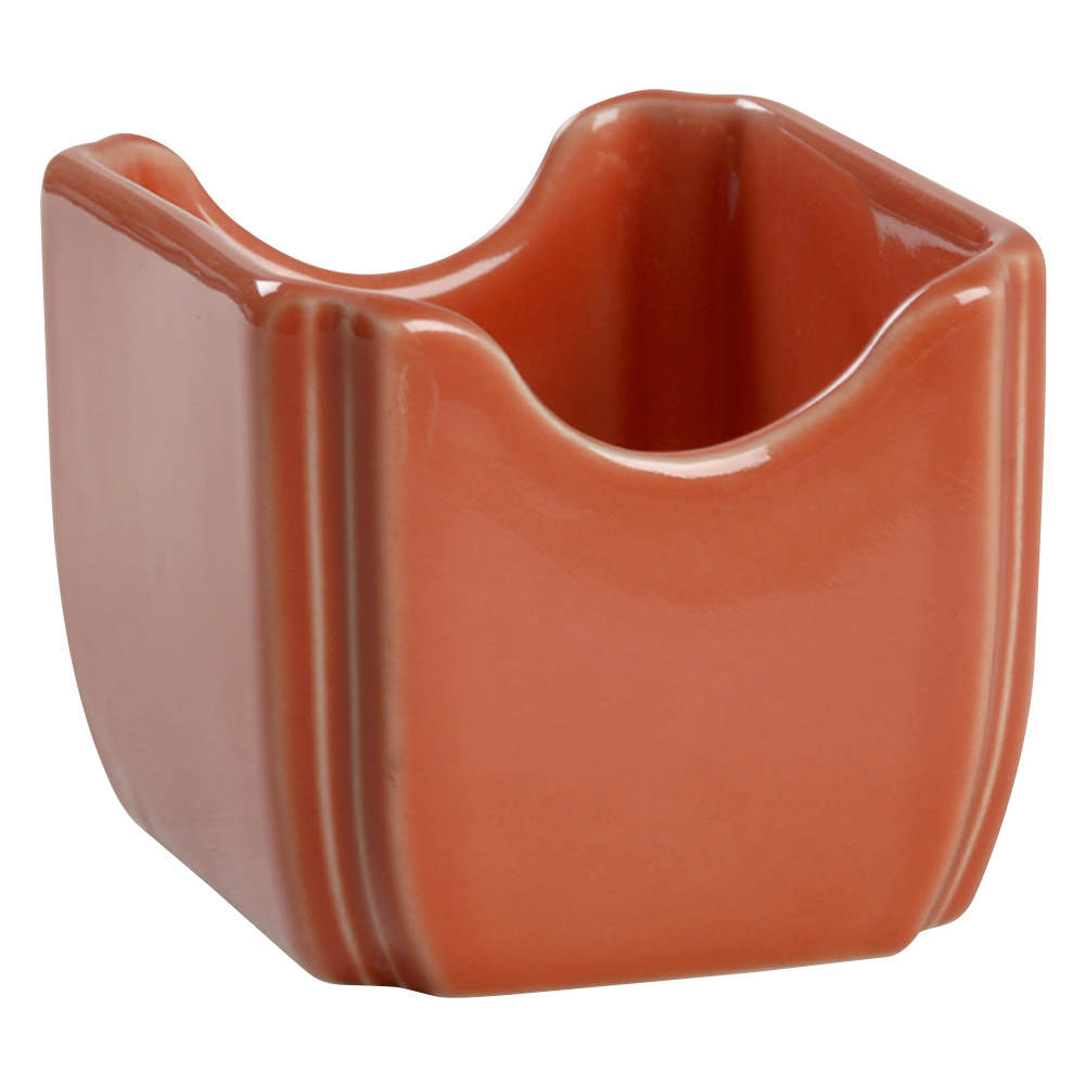 Fiesta Persimmon (Intro 1989) Sweetener Holder by Homer Laughlin -1