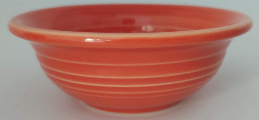 Fiesta Persimmon (Intro 1989) Salsa Bowl by Homer Laughlin -1