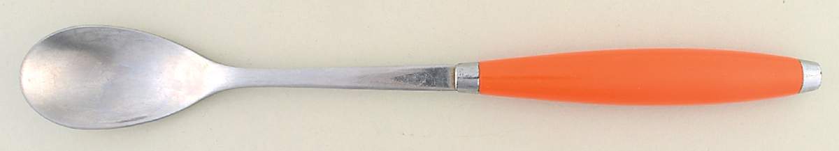 Fiesta Persimmon (Intro 1989) Iced Tea Spoon by Homer Laughlin -1