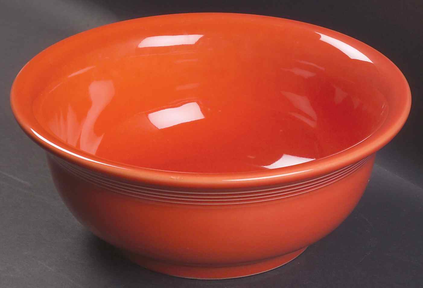 Fiesta Persimmon (Intro 1989) 8" Mixing Bowl by Homer Laughlin -1