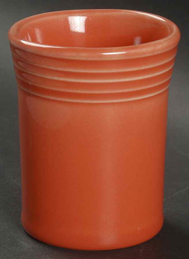 Fiesta Persimmon (Intro 1989) 6 Oz 60th Anniversary Tumbler by Homer Laughlin -1