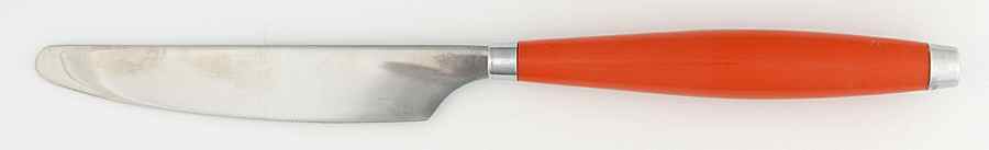 Fiesta Persimmon (Intro 1989) Small Dinner Knife by Homer Laughlin -1
