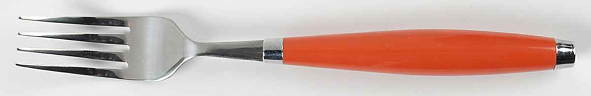 Fiesta Persimmon (Intro 1989) Dinner Fork (7 1/2" or Larger) by Homer Laughlin -1