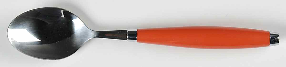 Fiesta Persimmon (Intro 1989) Teaspoon Spoon by Homer Laughlin -1