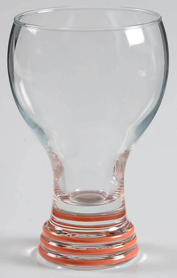 Fiesta Persimmon (Intro 1989) 14 Oz Glassware Goblet by Homer Laughlin -1