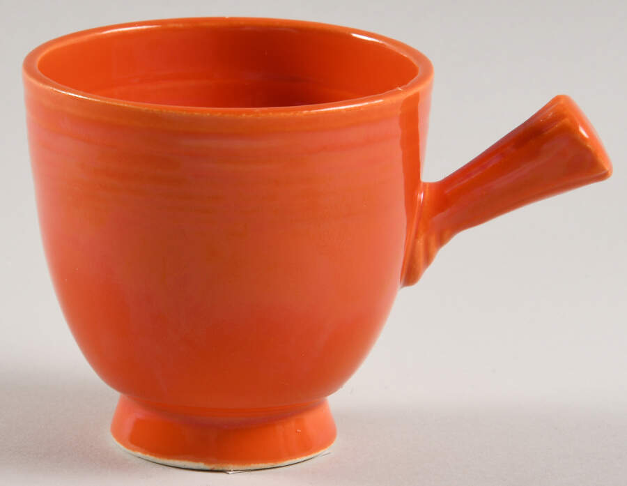 Fiesta Red (Older) Stick Handle Demitasse Cup by Homer Laughlin -1