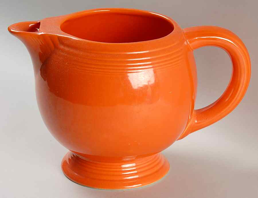 Fiesta Red (Older) 64 Oz Pitcher by Homer Laughlin -1