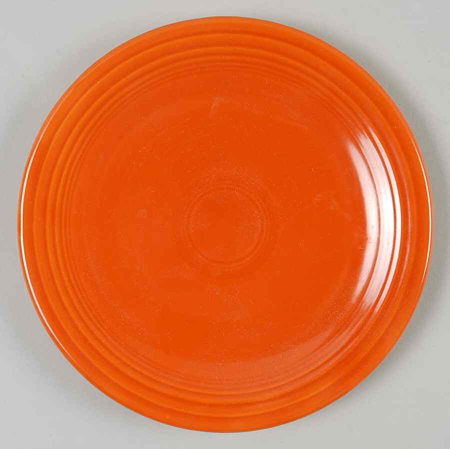 Fiesta Red (Older) Bread & Butter Plate by Homer Laughlin -1