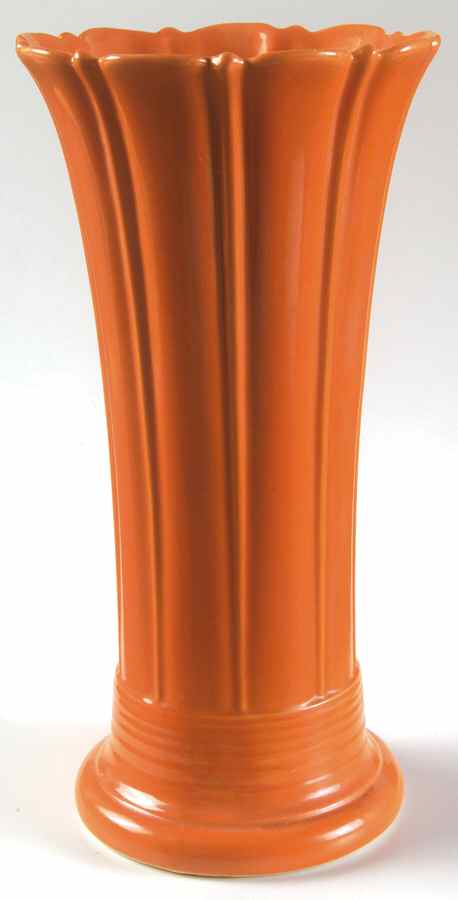 Fiesta Red (Older) 10" Vase by Homer Laughlin -1