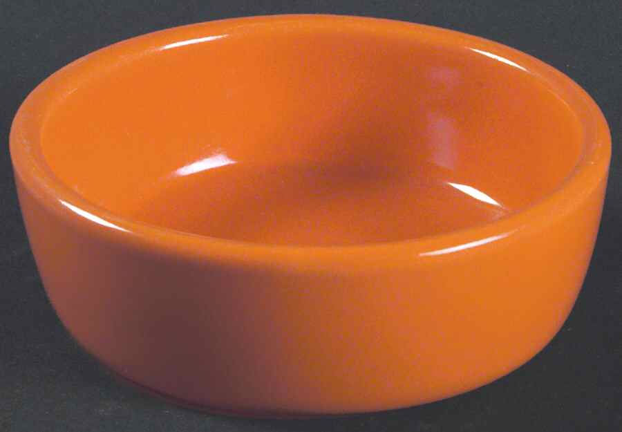 Fiesta Red (Older) Center Dish for 6-Piece Relish Set by Homer Laughlin -1