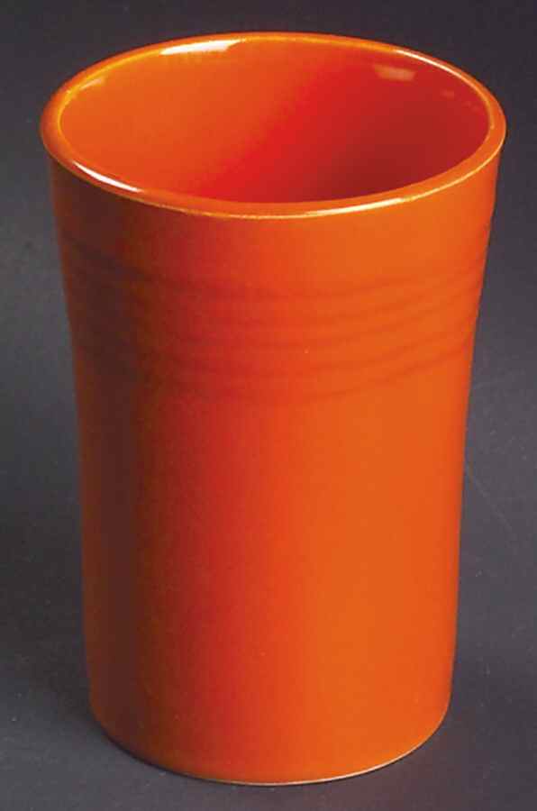 Fiesta Red (Older) 5 Oz China Juice Tumbler by Homer Laughlin -1