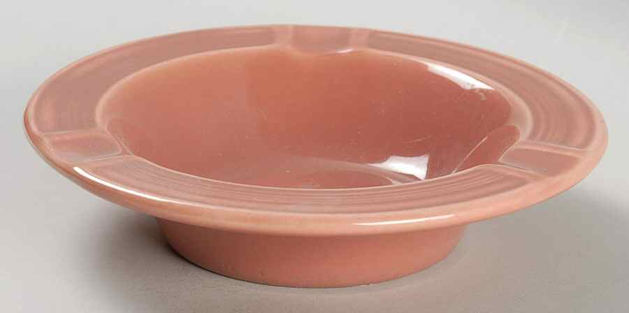 Fiesta Rose (Older) Small Ashtray by Homer Laughlin -1