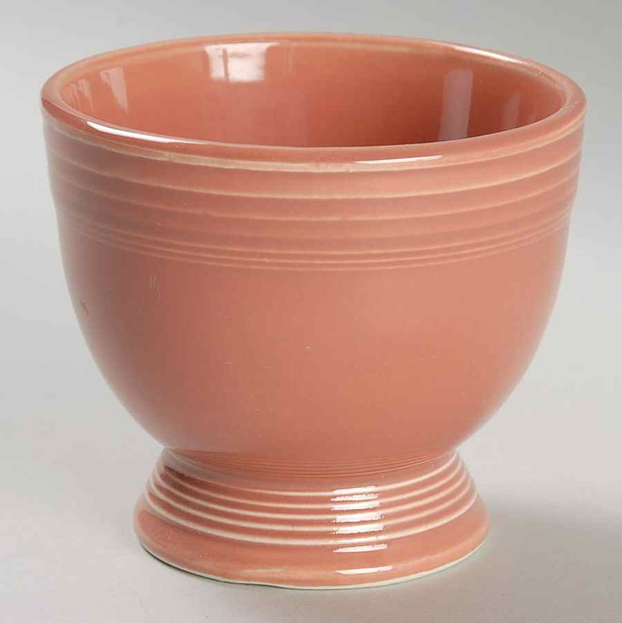 Fiesta Rose (Older) Single Egg Cup by Homer Laughlin -1