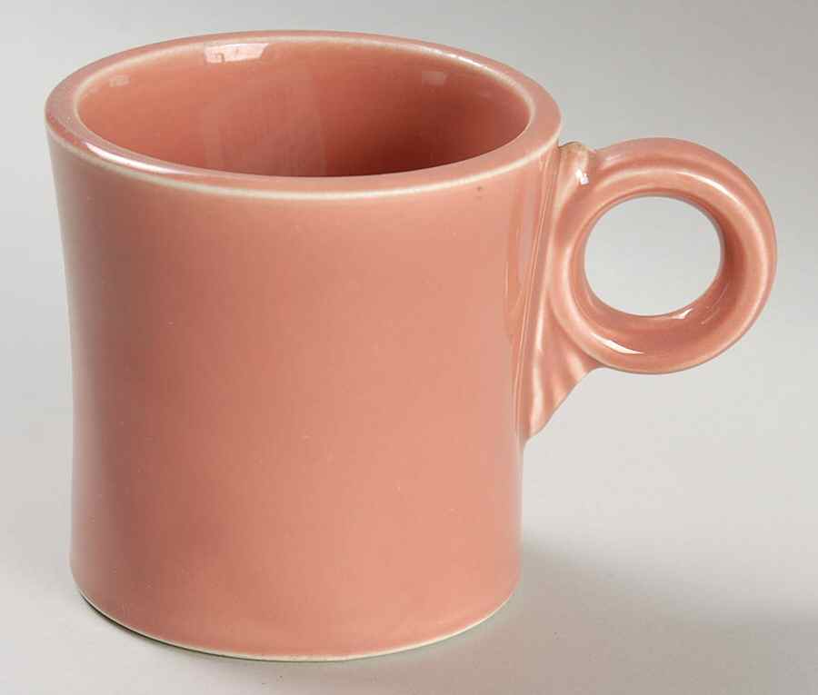 Fiesta Rose (Older) Tom & Jerry Mug by Homer Laughlin -1