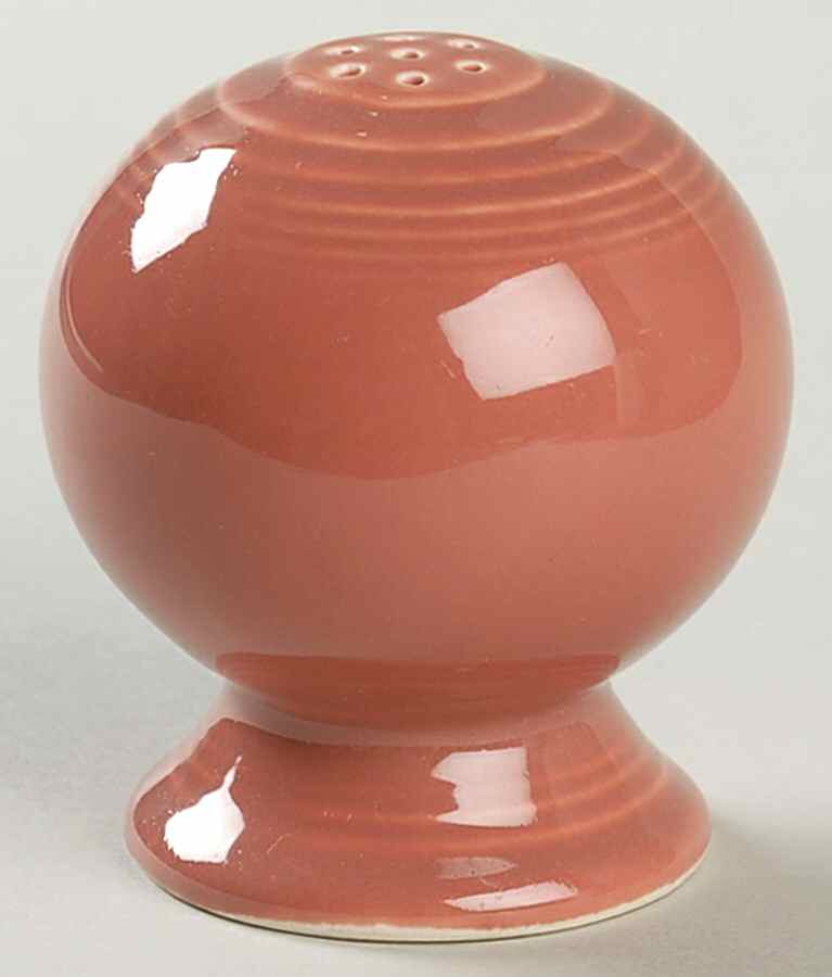 Fiesta Rose (Older) Pepper Shaker by Homer Laughlin -1