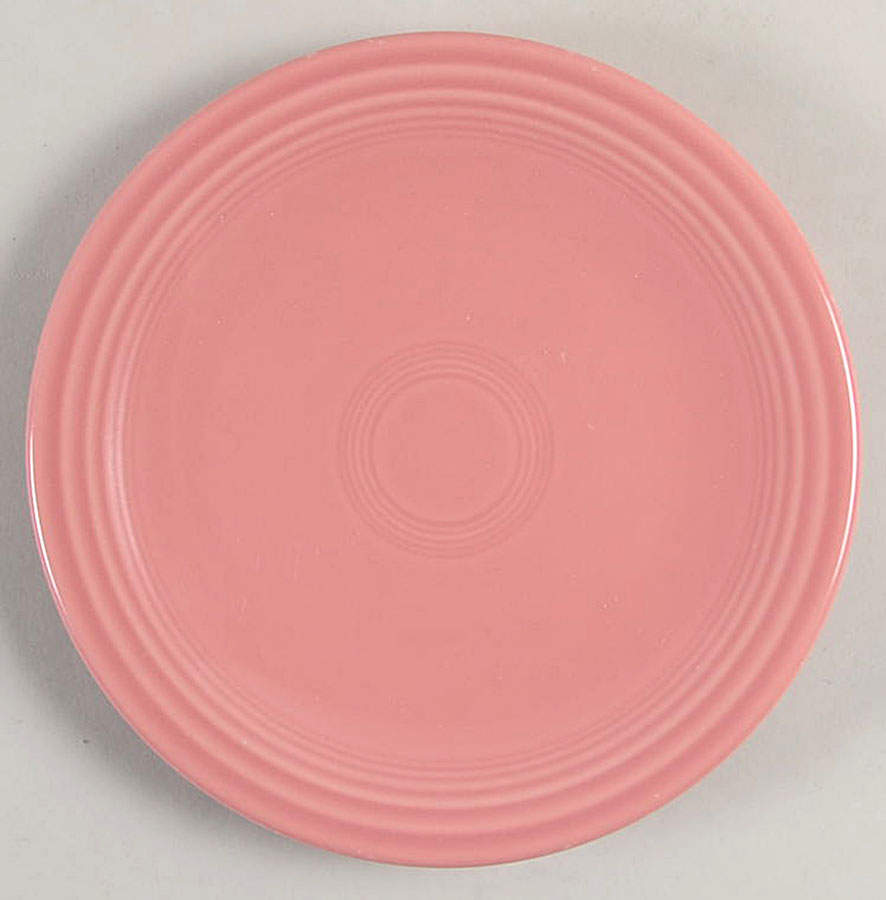 Fiesta Rose (Intro 1986) Bread & Butter Plate by Homer Laughlin -1