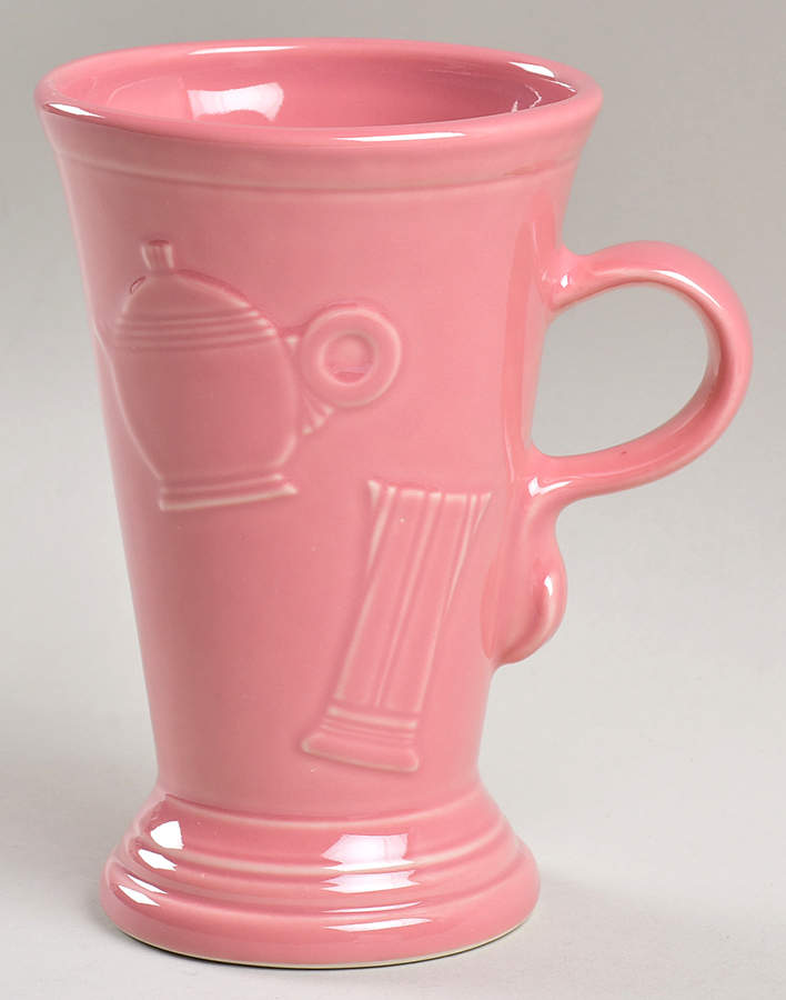 Fiesta Rose (Intro 1986) Pedestal Mug by Homer Laughlin -1