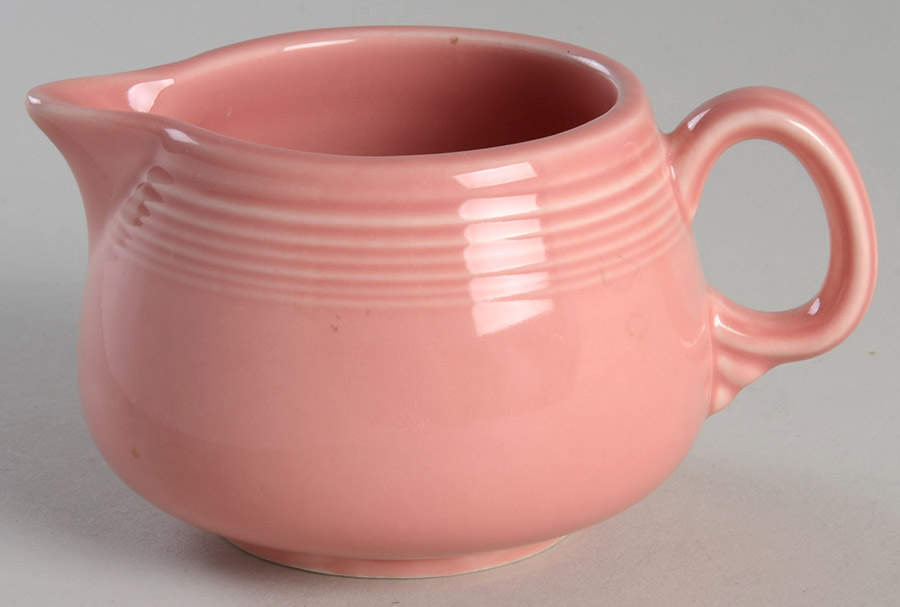 Fiesta Rose (Intro 1986) Creamer by Homer Laughlin -1