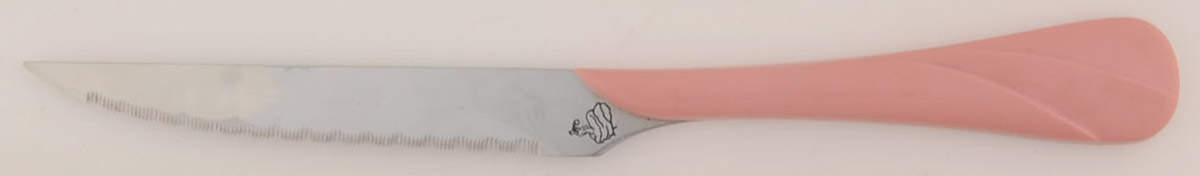 Fiesta Rose (Intro 1986) Knife-Steak/Individual by Homer Laughlin -1