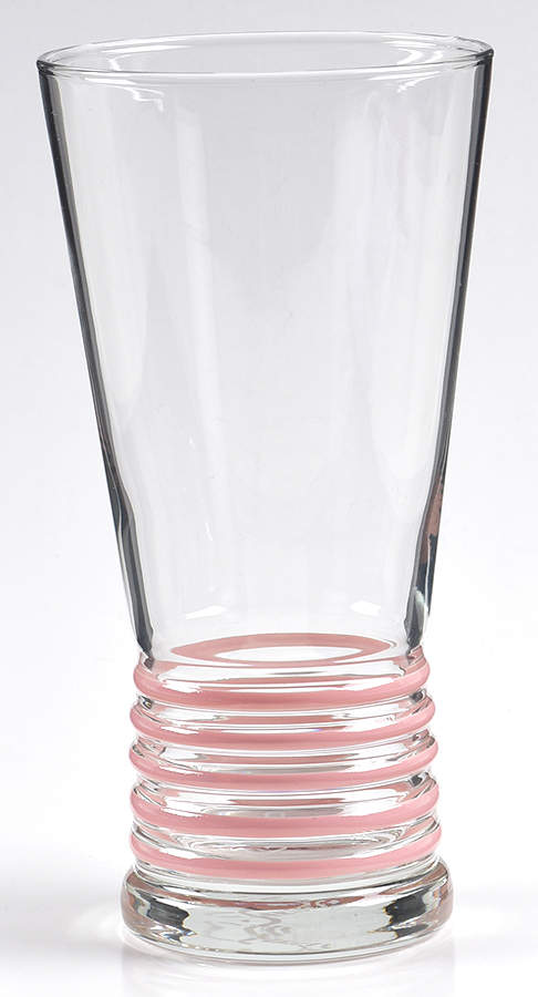 Fiesta Rose (Intro 1986) 16 Oz Glassware Tumbler by Homer Laughlin -1