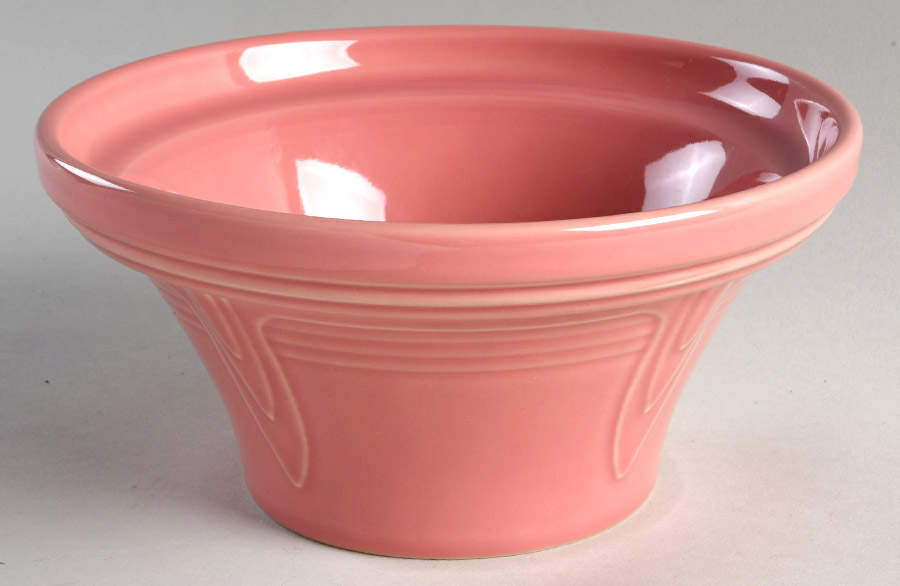 Fiesta Rose (Intro 1986) Hostess Bowl by Homer Laughlin -1