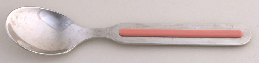 Fiesta Rose (Intro 1986) Teaspoon by Homer Laughlin -1