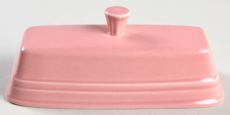 Fiesta Rose (Intro 1986) Lid for 1/4 Lb Butter by Homer Laughlin -1