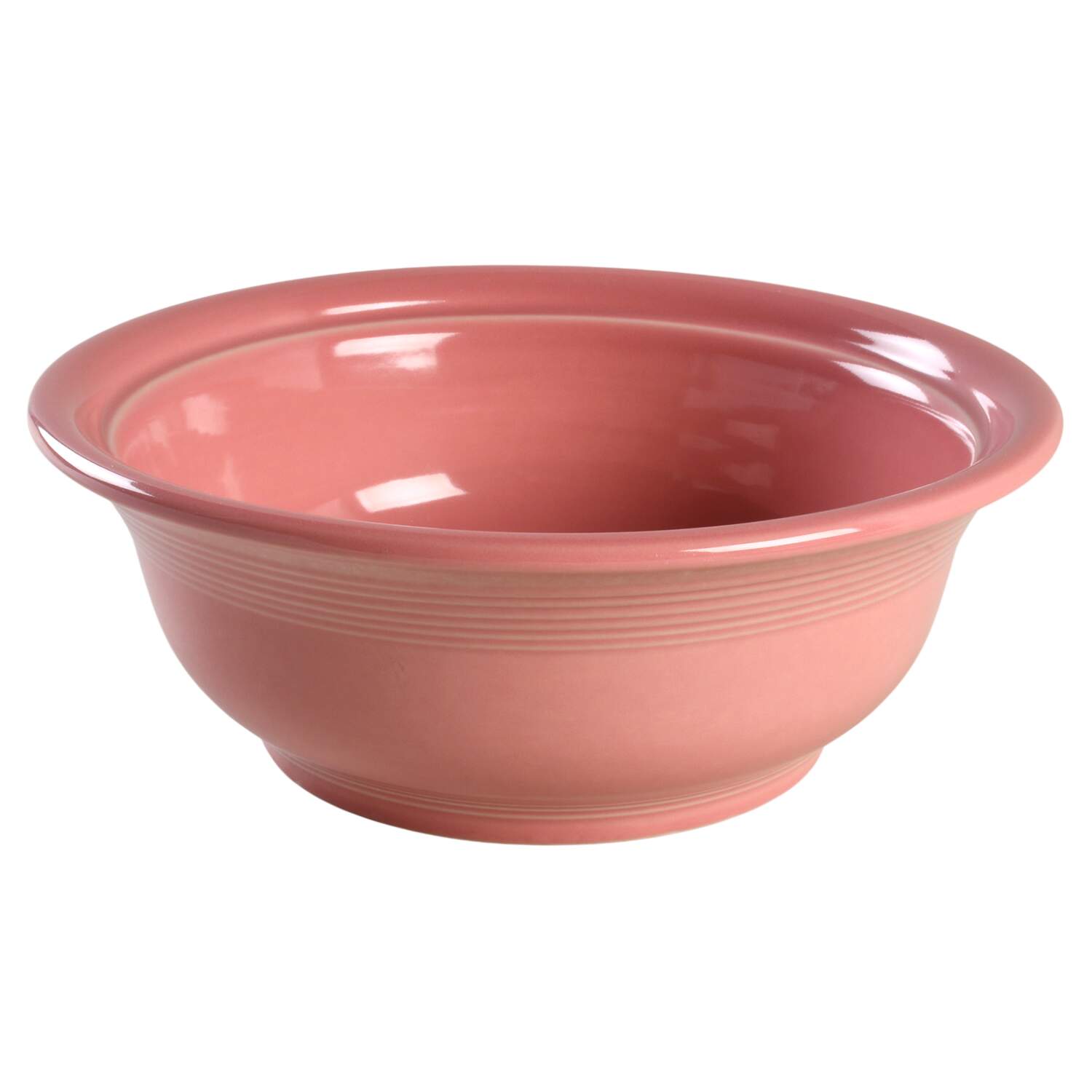 Fiesta Rose (Intro 1986) 1.5 Quart Round Casserole No Lid by Homer Laughlin -1