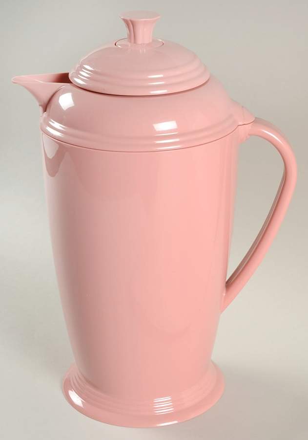 Fiesta Rose (Intro 1986) Plastic Thermos/Carafe & Lid by Homer Laughlin -1