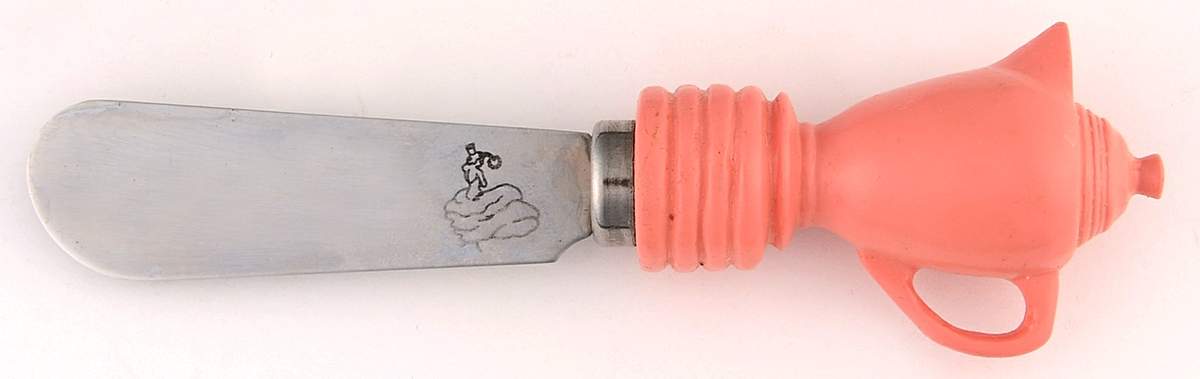 Fiesta Rose (Intro 1986) Individual Spreader by Homer Laughlin -1