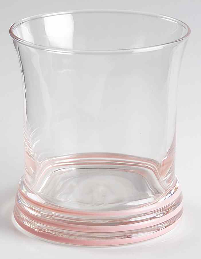 Fiesta Rose (Intro 1986) 12 Oz Glassware Double Old Fashioned by Homer Laughlin -1