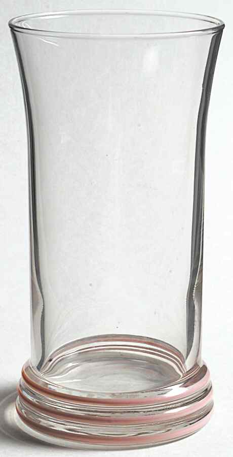 Fiesta Rose (Intro 1986) 16 Oz Glassware Tumbler by Homer Laughlin -1