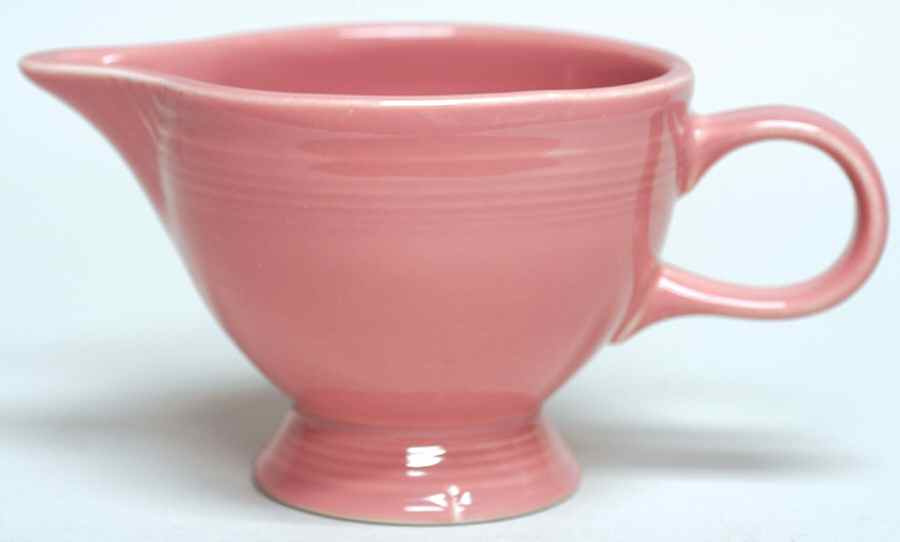 Fiesta Rose (Intro 1986) Individual Creamer by Homer Laughlin -1