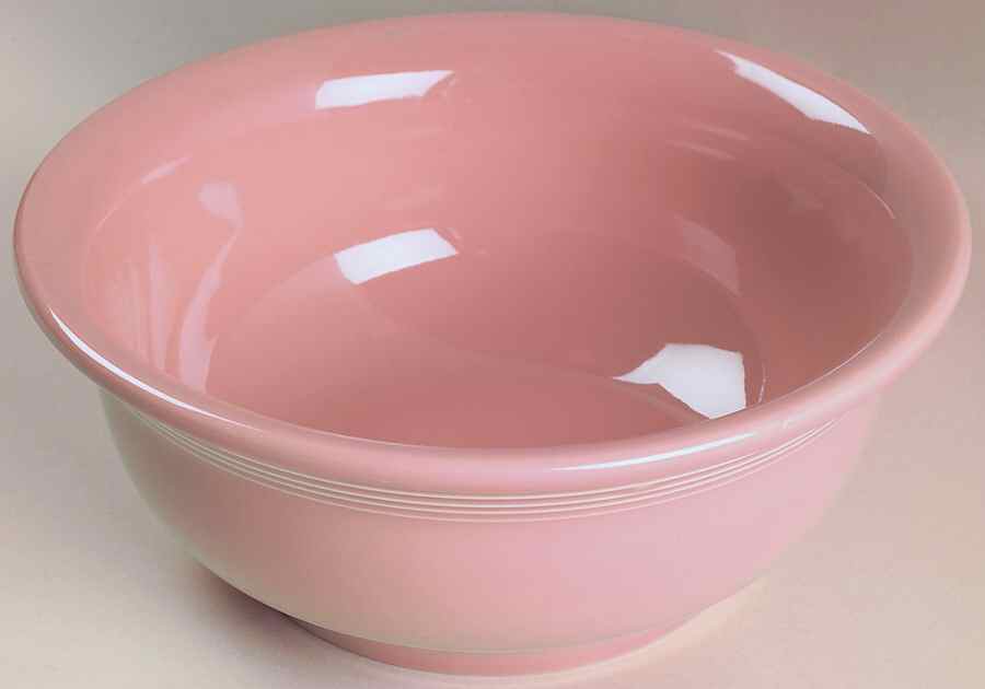 Fiesta Rose (Intro 1986) 8" Mixing Bowl by Homer Laughlin -1