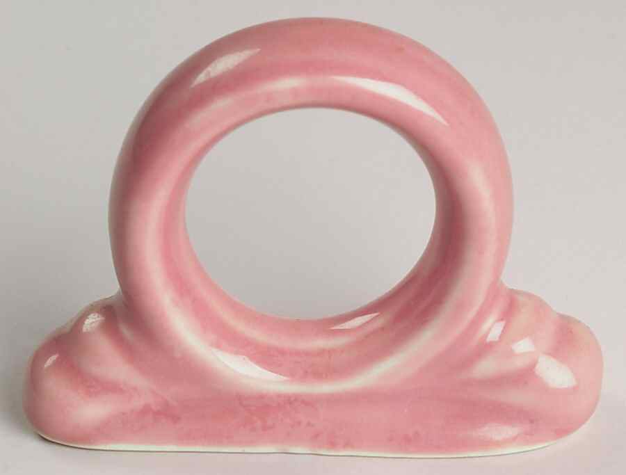 Fiesta Rose (Intro 1986) Napkin Ring by Homer Laughlin -1
