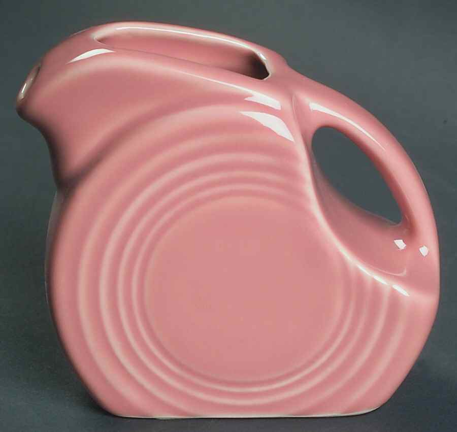 Fiesta Rose (Intro 1986) 4 Oz Pitcher by Homer Laughlin -1