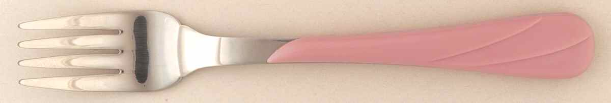 Fiesta Rose (Intro 1986) Individual Salad Fork by Homer Laughlin -1