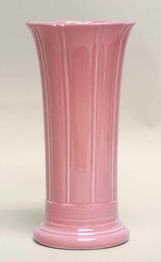 Fiesta Rose (Intro 1986) 7" Vase by Homer Laughlin -1