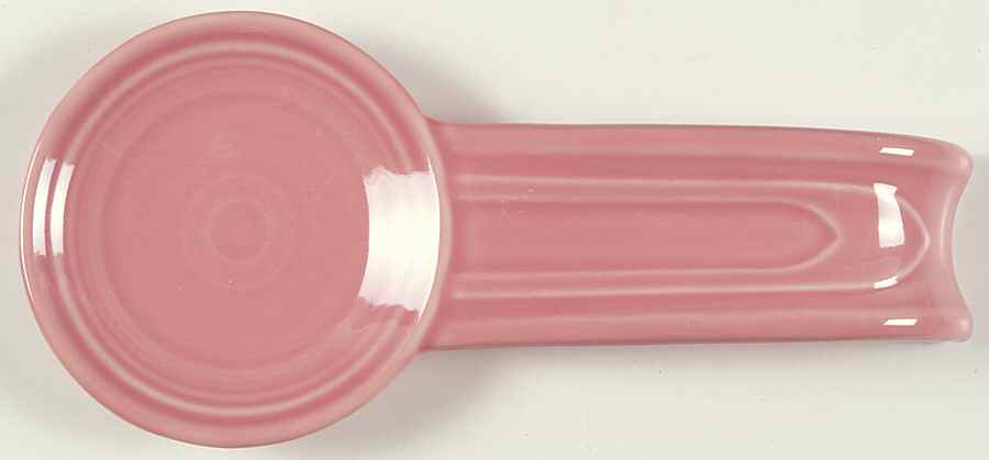 Fiesta Rose (Intro 1986) Spoon Rest/Holder (Holds 1 Spoon) by Homer Laughlin -1