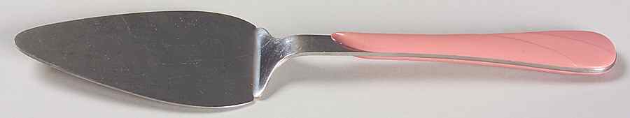 Fiesta Rose (Intro 1986) Pie Server with Stainless Blade by Homer Laughlin -1