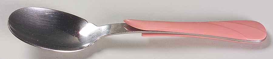 Fiesta Rose (Intro 1986) Tablespoon (Serving Spoon) by Homer Laughlin -1