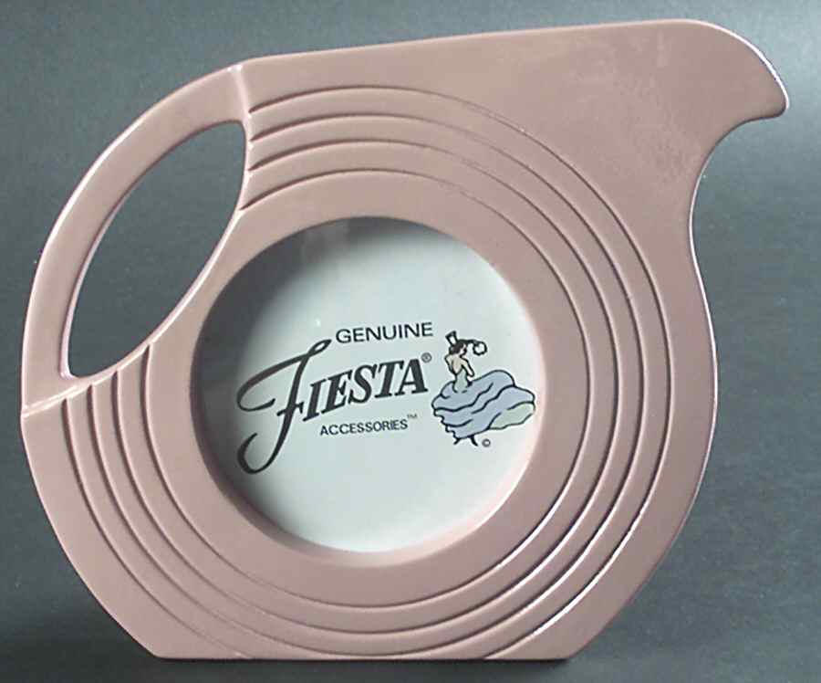 Fiesta Rose (Intro 1986) Frame-Holds 3" X 3" by Homer Laughlin -1