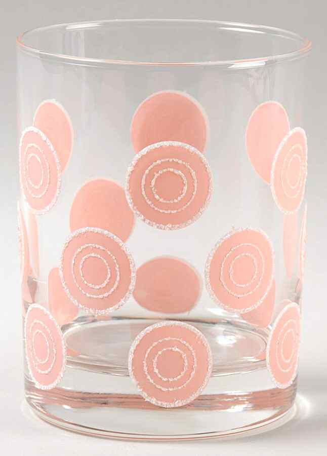 Fiesta Rose (Intro 1986) 10 Oz Glassware Double Old Fashioned by Homer Laughlin -1