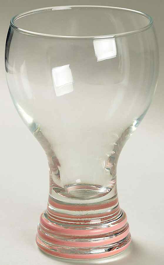 Fiesta Rose (Intro 1986) 16 Oz Glassware Goblet by Homer Laughlin -1