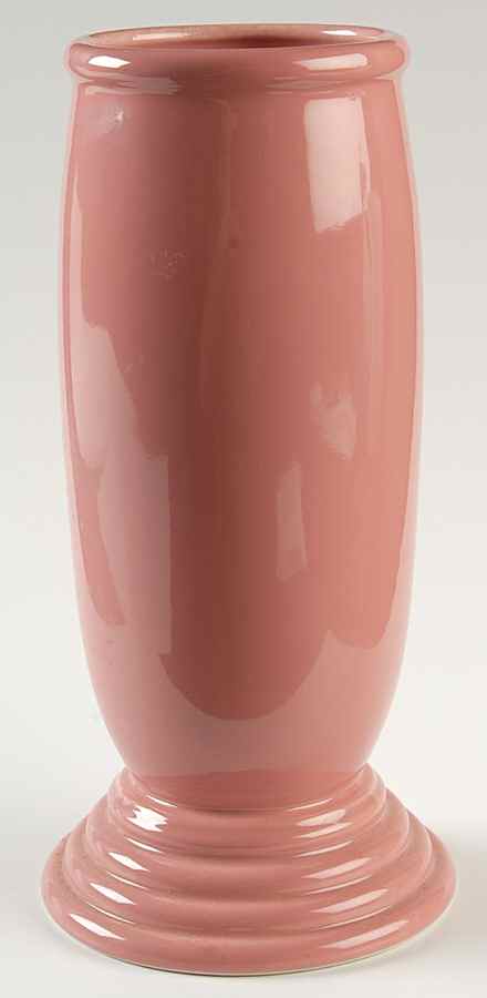 Fiesta Rose (Intro 1986) 9" Vase by Homer Laughlin -1