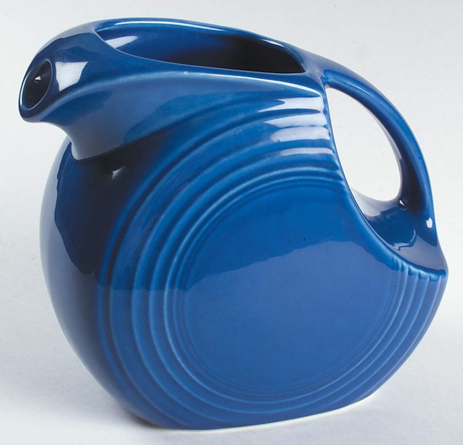 Fiesta Sapphire Blue (Intro 1996) 64 Oz Pitcher by Homer Laughlin -1