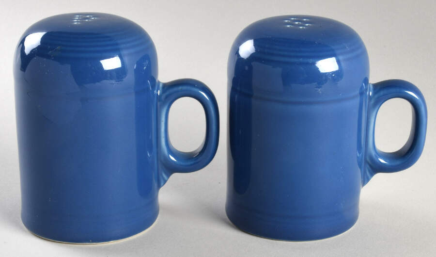 Fiesta Sapphire Blue (Intro 1996) Stove Top Salt & Pepper Set by Homer Laughlin -1
