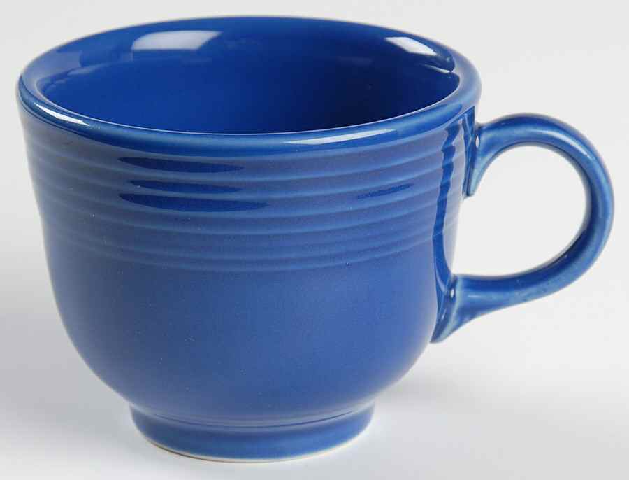 Fiesta Sapphire Blue (Intro 1996) Flat Cup by Homer Laughlin -1